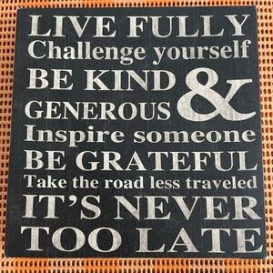 It’s Never to Late canvas art